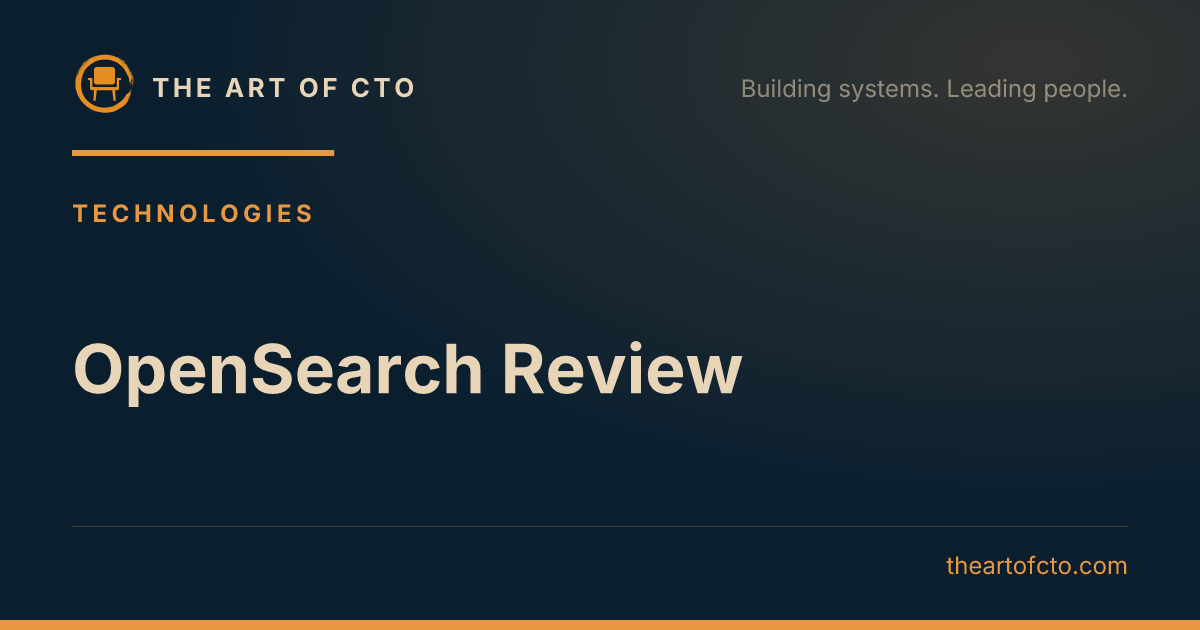 OpenSearch Review (2026): Pros & Cons, Pricing, Alternatives | The Art ...